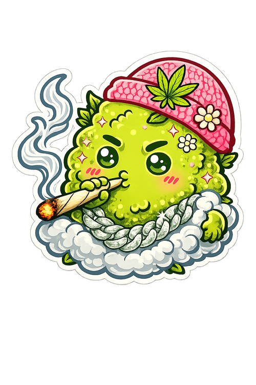 Ms. Smokeemup Gloss-sticker